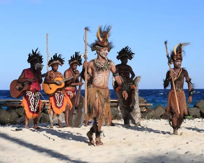 Papuan harbour life in Sorong